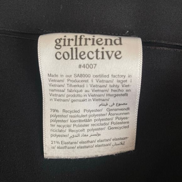Girlfriend Collective Black Compression Workout Leggings Black Size Small - Picture 5 of 7